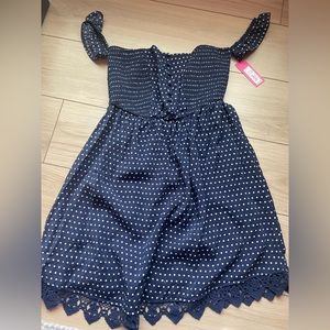 Xhiliration Navy summer dress Target small